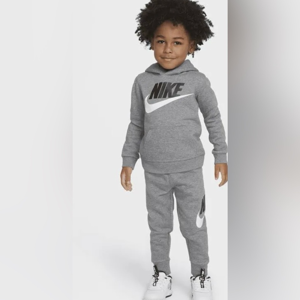 Nike Charcoal Tracksuit with White Logo